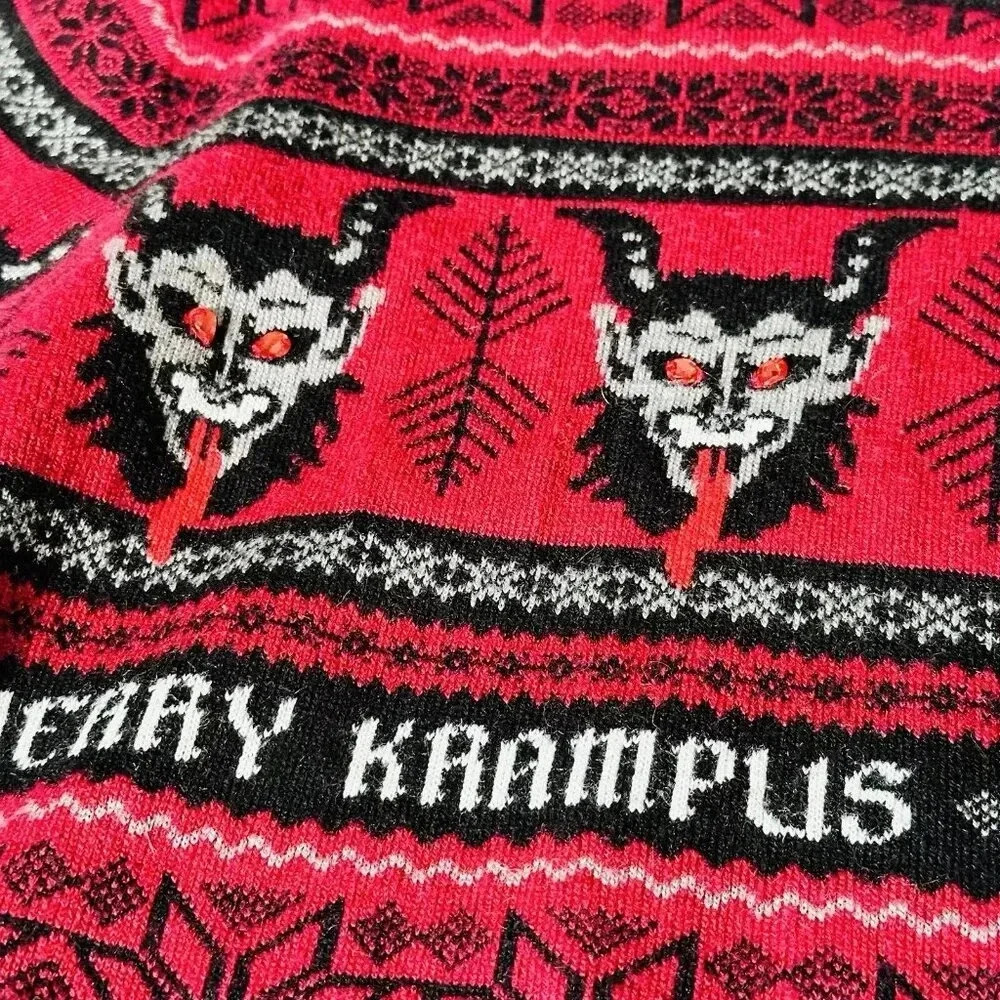 Mad Engine Krampus Sweater - 3XL (fits smaller - see measurements) - Picture 2 of 5